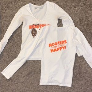 Hooters White Long Sleeve